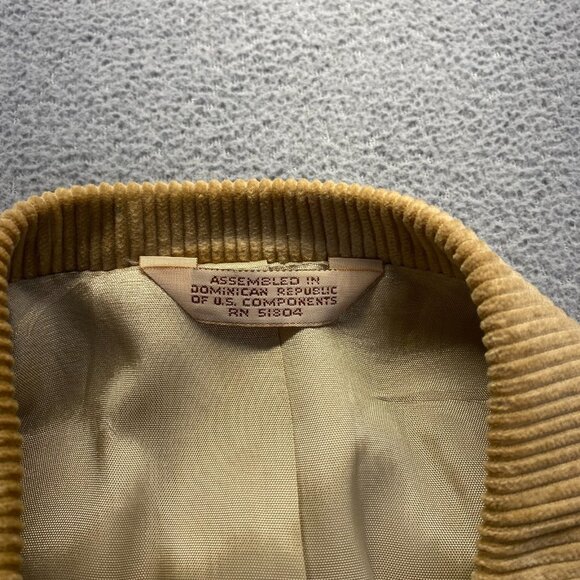 Alexander Lloyd Sport Coat Corduroy Blazer Mens Size 46R Two Button Jacket Retro - Picture 9 of 13